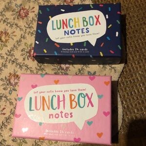 Lunch box notes, new